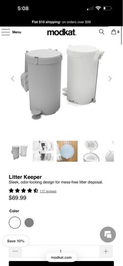 LITTER KEEPER AND BRAND NEW PACK OF LINERS