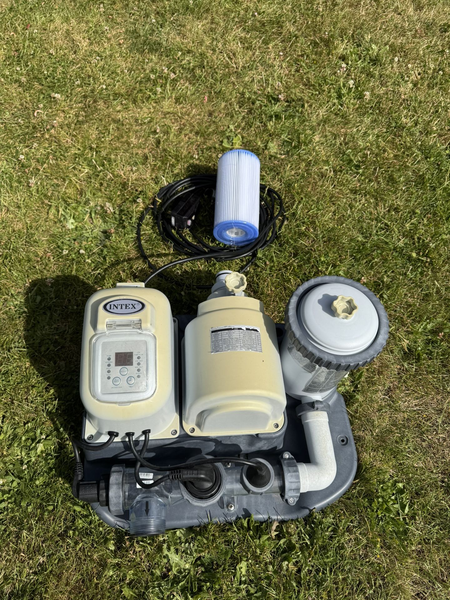 Intex Saltwater Filter Pump For Above Ground Pools