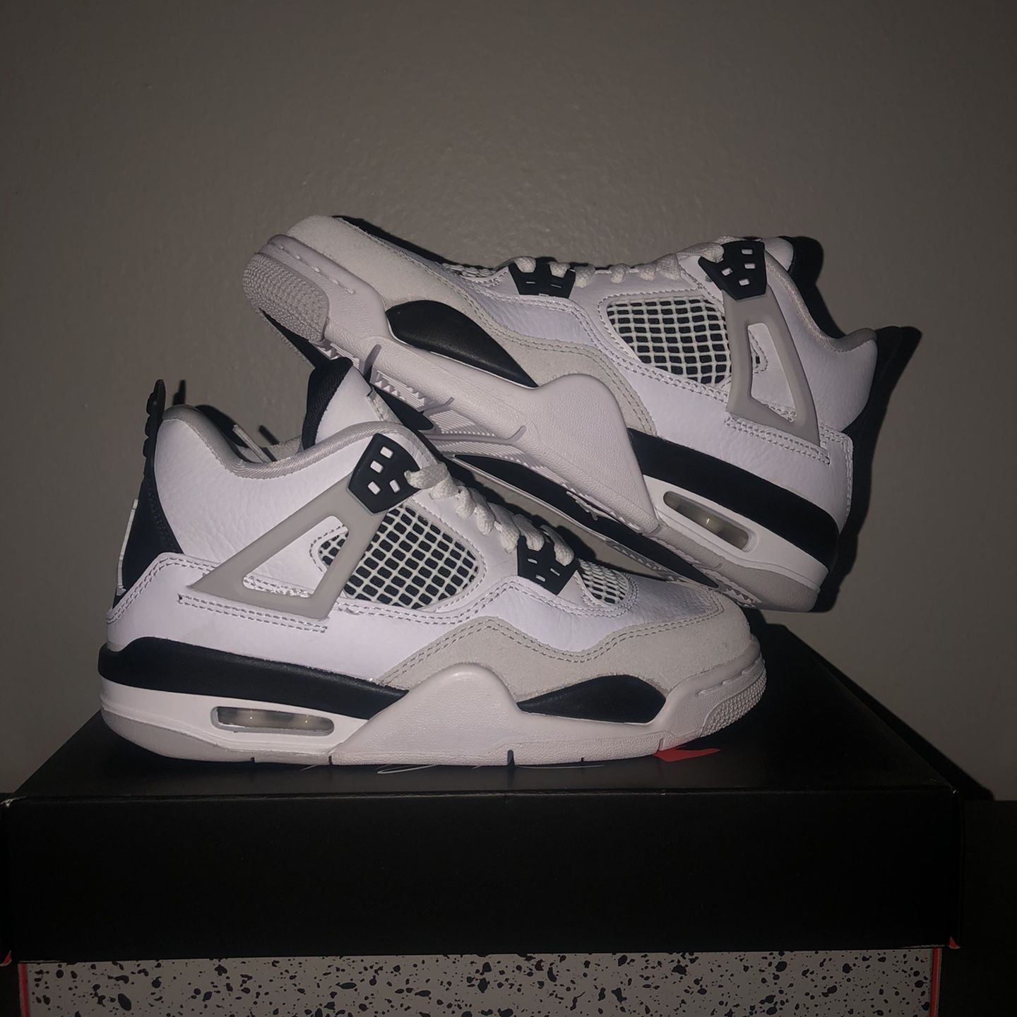 LOUIS VUITTON LV AIR JORDAN 4 RETRO NAVY BLUE WHITE BLACK NEW SNEAKERS  SHOES SIZE 8.5 42 A4 for Sale in Miami, FL - OfferUp