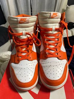 Nike Dunk High size 11 orange