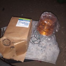 Adapter Rotary Light For Security Or Any Other Safety Vehicles In The Box Brand New Never Got Used