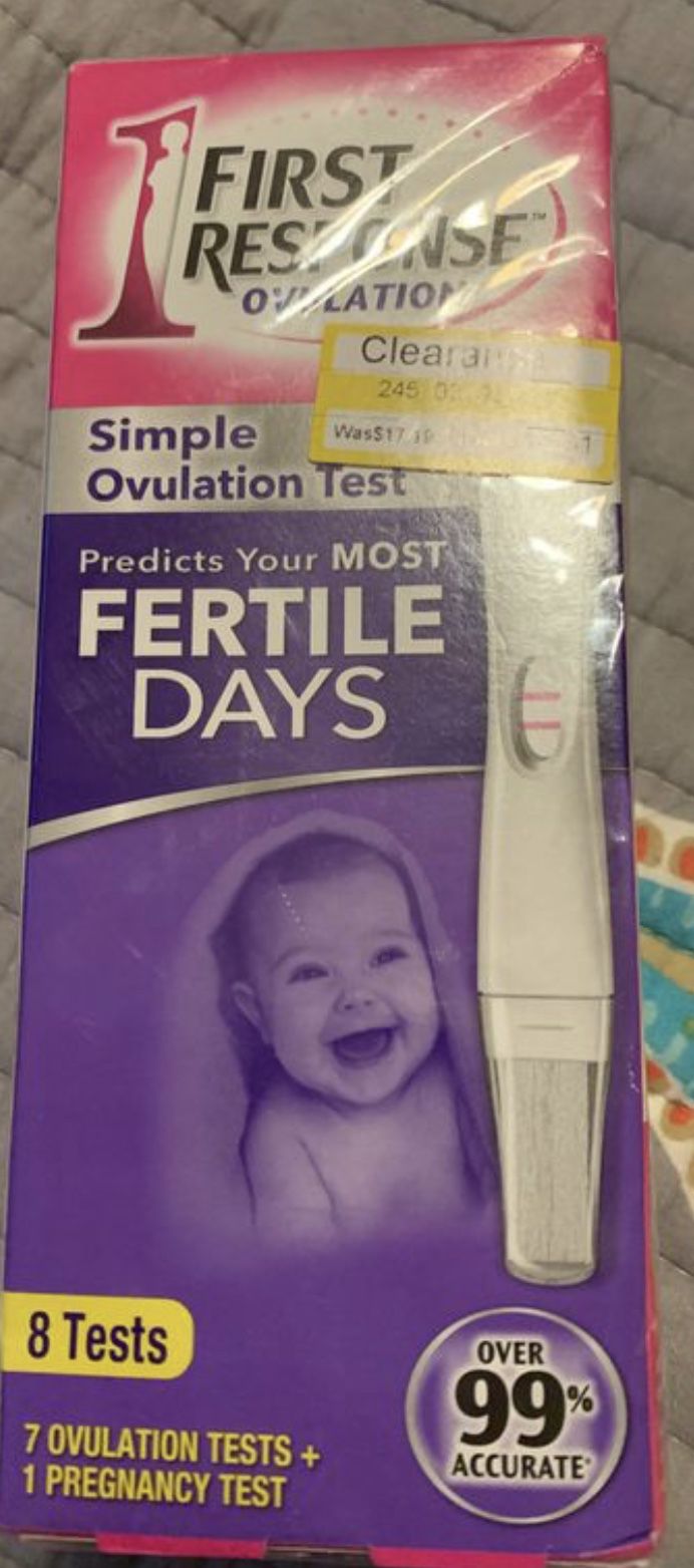 Brand new sealed pregnancy and ovulation test