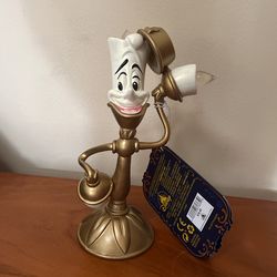 Disney Parks Beauty And The Beast Lumiere Light-Up 8” Figure - New with Tag