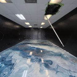 ✨ Floor Makeover: Epoxy Resin Magic for a Fraction of the Cost of Replacement!