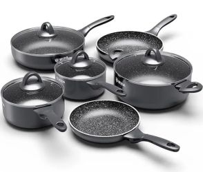 BEZIA Induction Cookware 10 Piece
