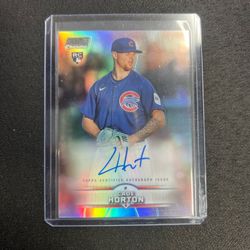 Cade Horton 2025 Topps Stadium Club Chrome Refractor Auto RC Chicago Cubs