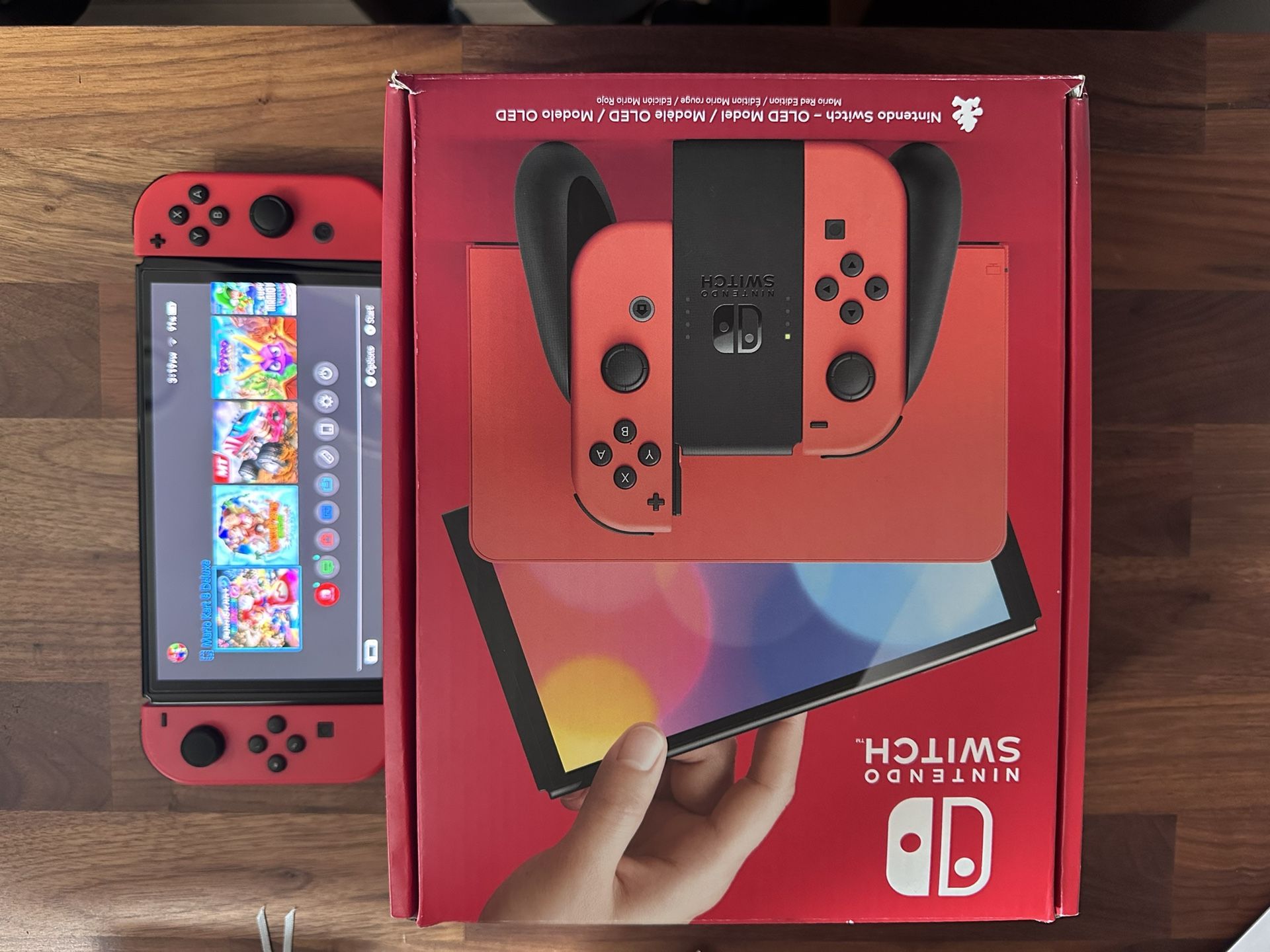 Nintendo Switch OLED Mario Version
