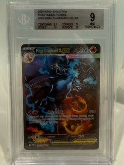Beckett 9 Mega Charizard X EX 125/94 Phantasmal Flames SIR
