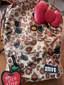 Hello Kitty Animal Print Backpack