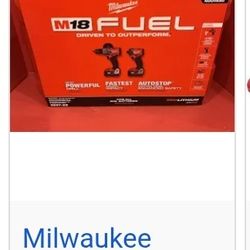 Milwaukee  Drill, Impact, 2 Batt  ,Charger And Case