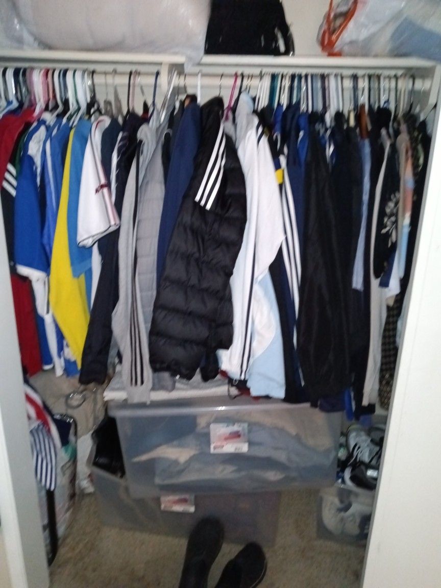 Men clothing pants, shirts, Tshirts, Jackets