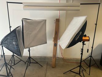 Photography Studio Lighting and Backdrop Kit