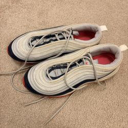 Nike Wmns Air Max 97 'Platinum Navy Orange