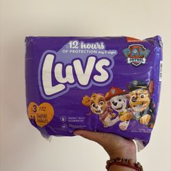 Luvs Paw Patrol Size 3 Diapers - 34 Count