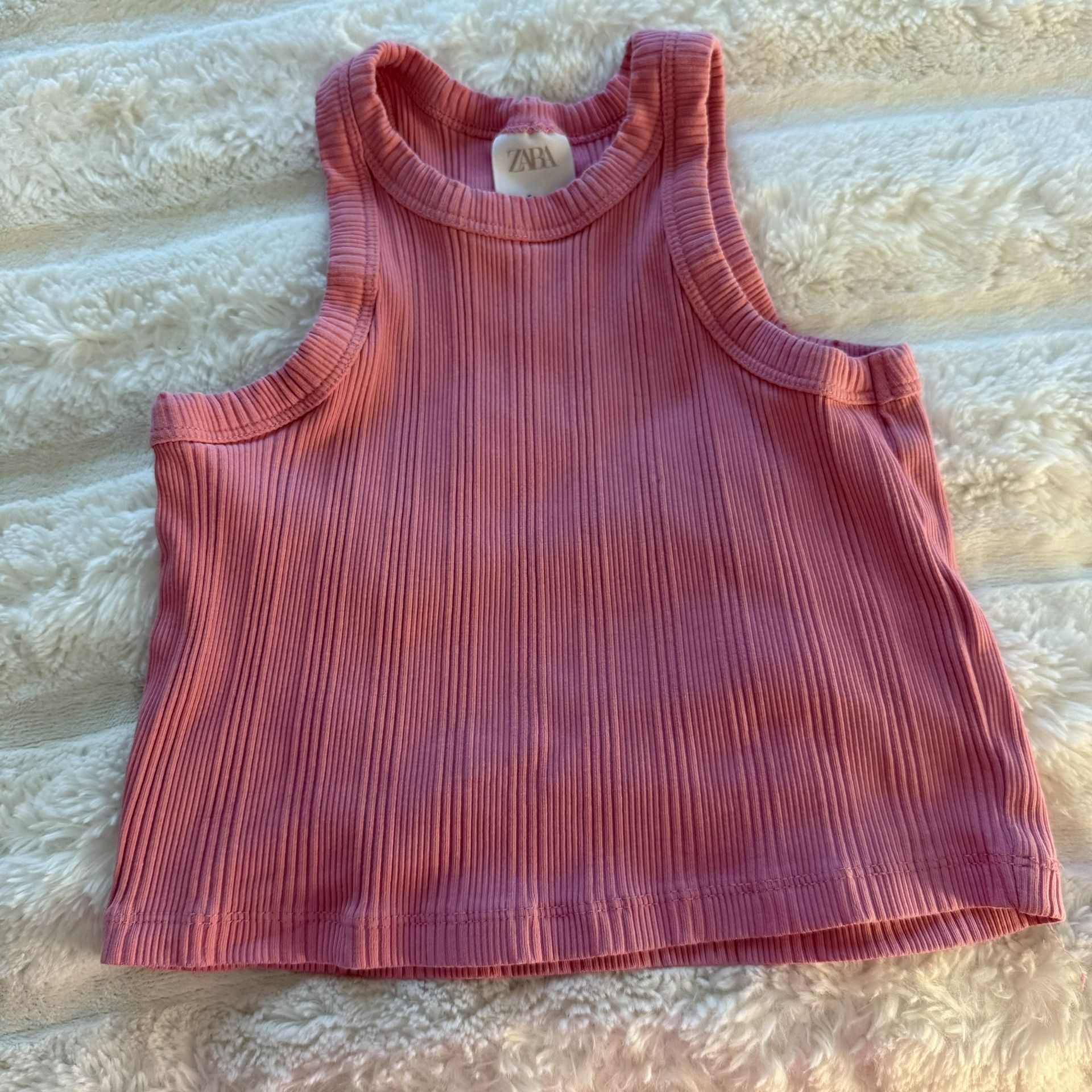 Kid's ZARA Women's Ribbed Tank Top Pre-Owned