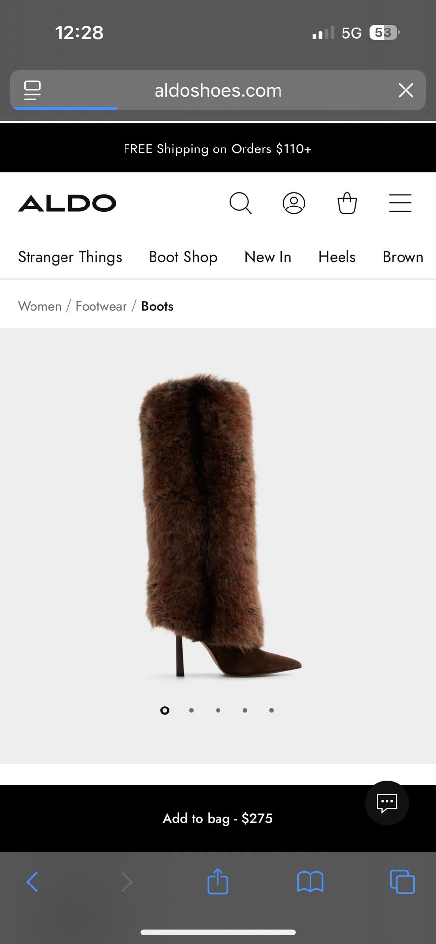 Aldo fur Boots