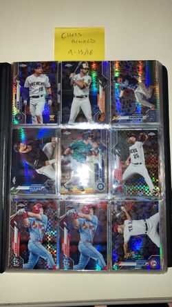 Topps 2020 refractors pink sepia