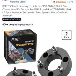 KSP 2.5” Front Leveling Kit (FORD F150 2004-2026)