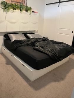 IKEA NORDLI queen bed frame