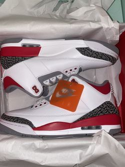 Nike Air Jordan Retro 3 Fire Red Size 10.5