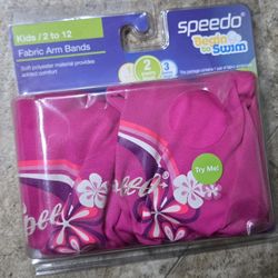 LIKE NEW SPEEDO PINK FABRIC SWIMBANDS