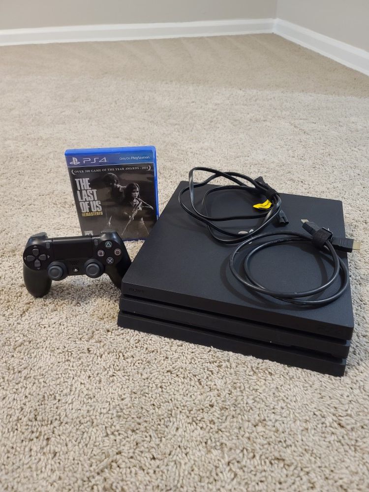 Ps4 Pro 1tb like new