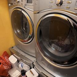 Washer Dryer With Pedestals