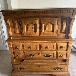 Solid Wood Dresser 