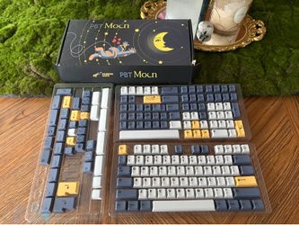CannonCaps PBT moon key caps