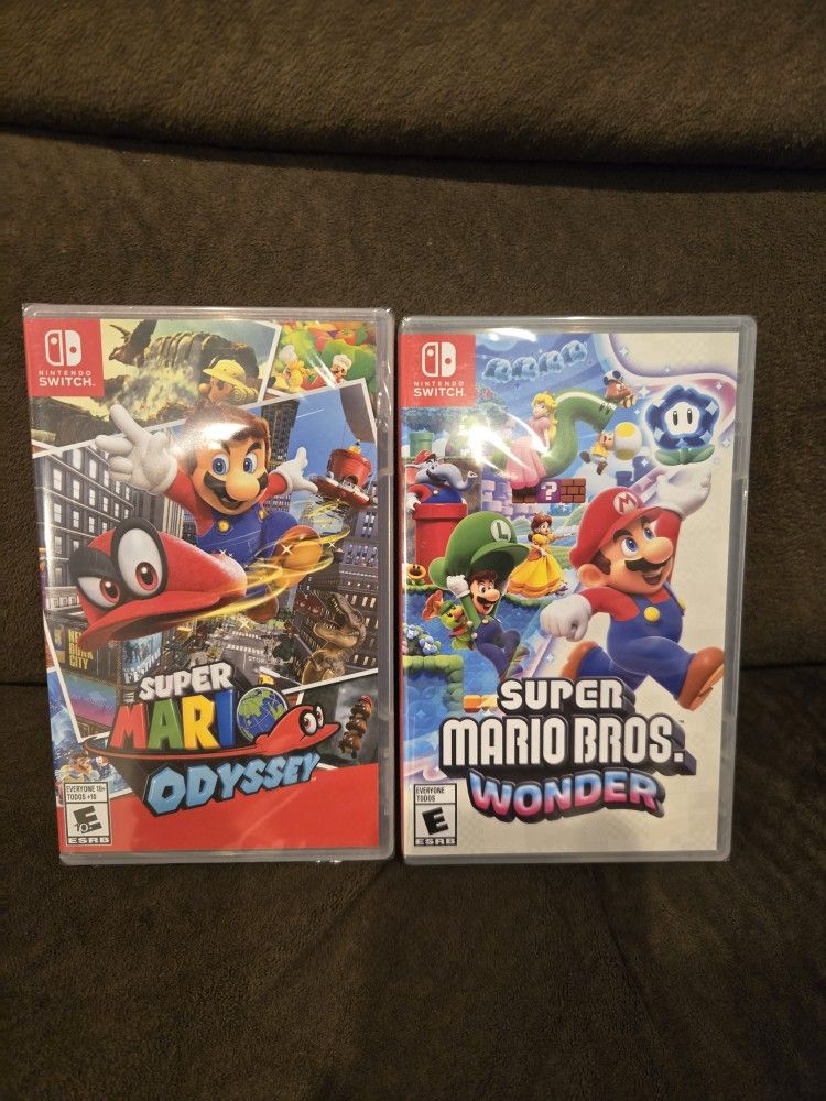 Super Mario Odyssey And Super Mario Bros. Wonder