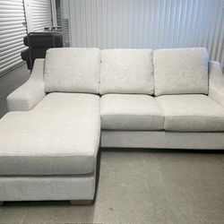 Free Delivery- Brand New Thomasville Beige Sofa with Left Facing Chaise 