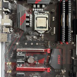 PC Upgrade Part Bundle: MSI z370 Gaming Plus, Intel i7 - 9700k 3.6GHZ, 16GB Corsair LPX Vengeance RAM, CoolerMaster Hyper 212 Black Edition Heat Sink