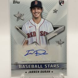 Jarren Duran Rookie Autograph