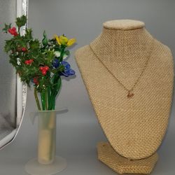 10kt Gold Black Hills Rose Pendant necklace 
