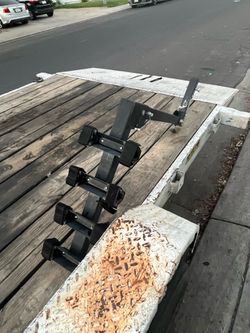 Bike hitch rack