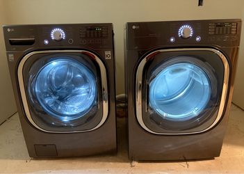 LG Front Load Electric Washer & Dryer Set - 50% OFF RETAIL