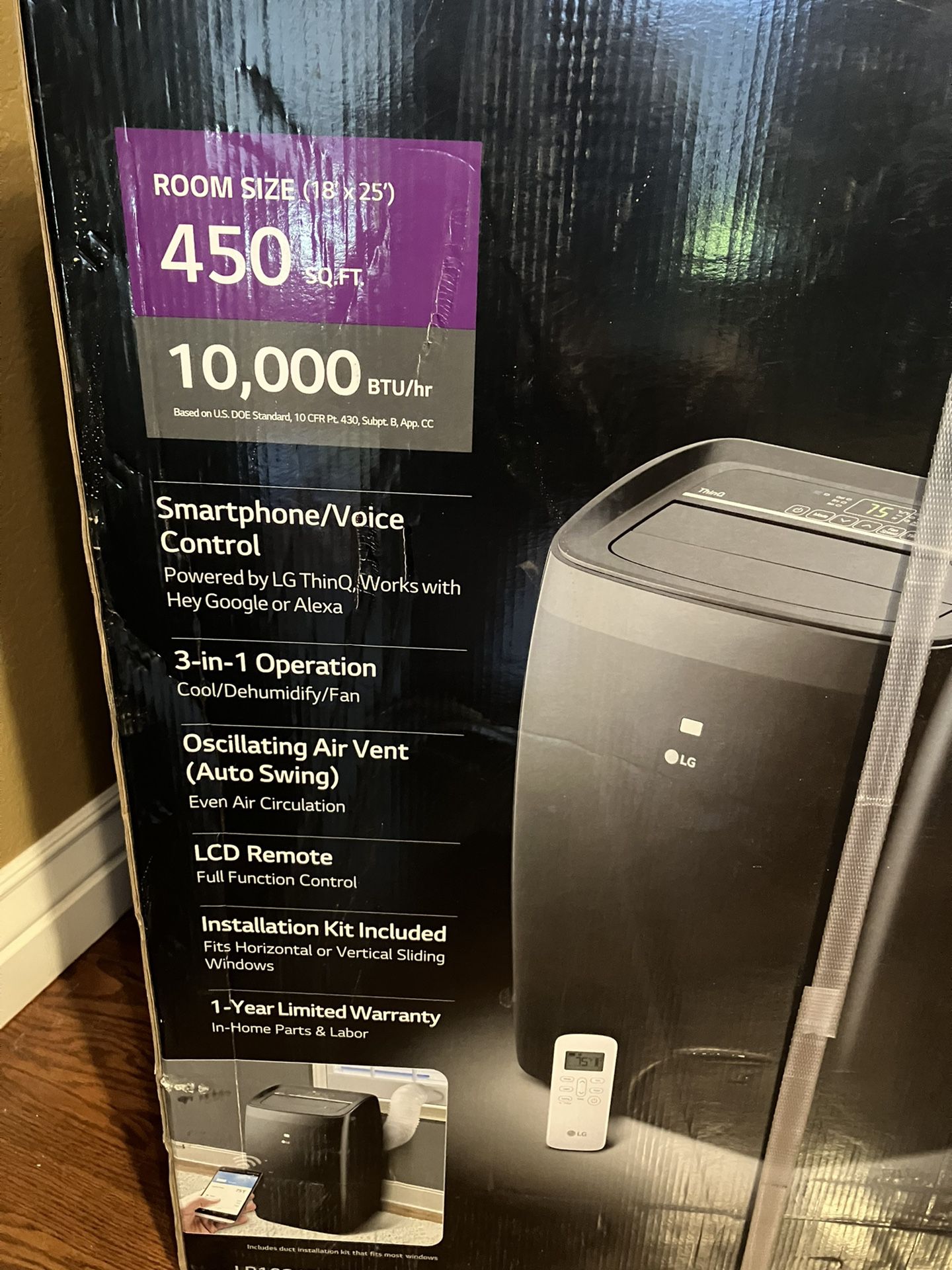 **BRAND NEW** Unopened LG portable Air Conditioner With Remote 