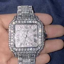Cartier iced out watch