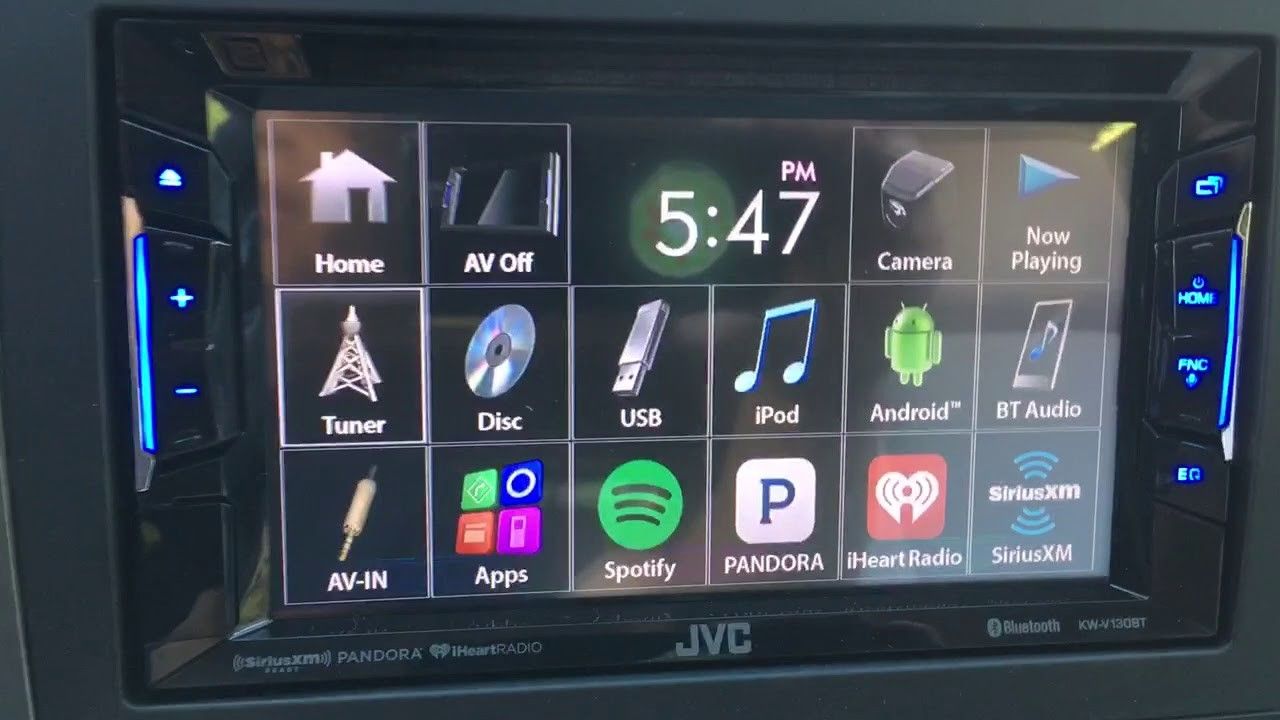 JVC car stereo V130bt DVD apps Bluetooth $140firm