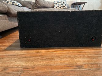 Dual Subwoofer Speaker Box Enclosure