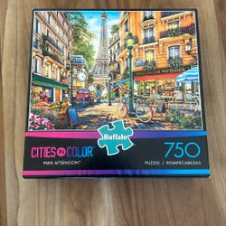 Paris Afternoon Puzzle (750 Pcs) - Buffalo Cities In Color