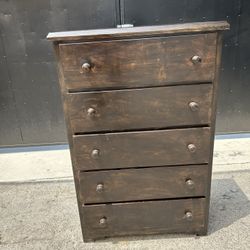 Solid Wood 5 Drawers Dresser Available In Different Colors 