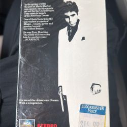 Scarface 1983 VHS Tapes