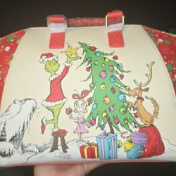 Brand New! Loungefly How The Grinch Stole Christmas Satchel Bag 