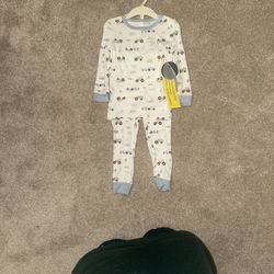 Baby Boy Tractor Pajama Set