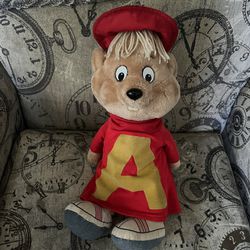 Alvin And The Chipmunks Pulls String Teddy Bear 1983