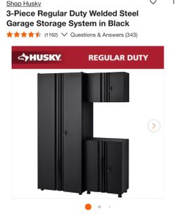 3-Piece Regular Duty Welded Steel Garage Storage