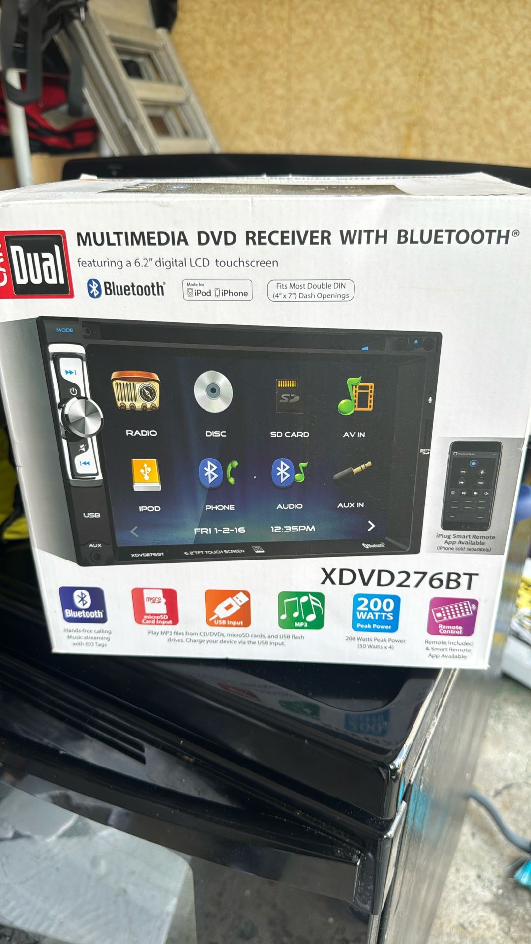 Multimedia DVD Receiver With Bluetooth