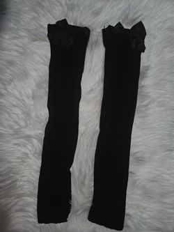 Women's Overknee Stockings with Bow