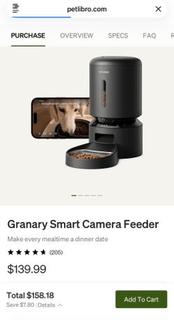 Petlibro Food Dispensary 